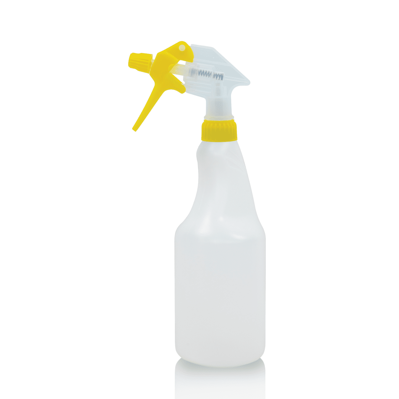 750ml B75 Bottle with 28mm T9 Yellow Trigger Spray Head