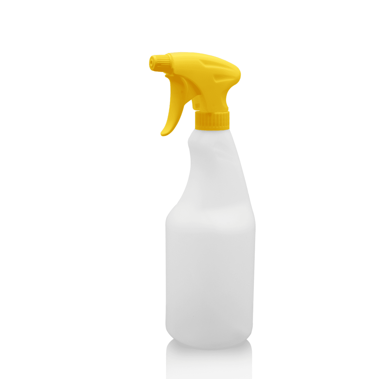 750ml B75 Bottle with 28mm T8 Yellow Trigger Spray Head
